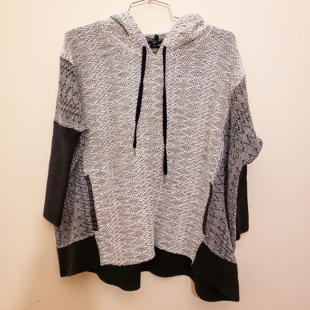 Size XS CLUB MONACO Poncho style hoodie